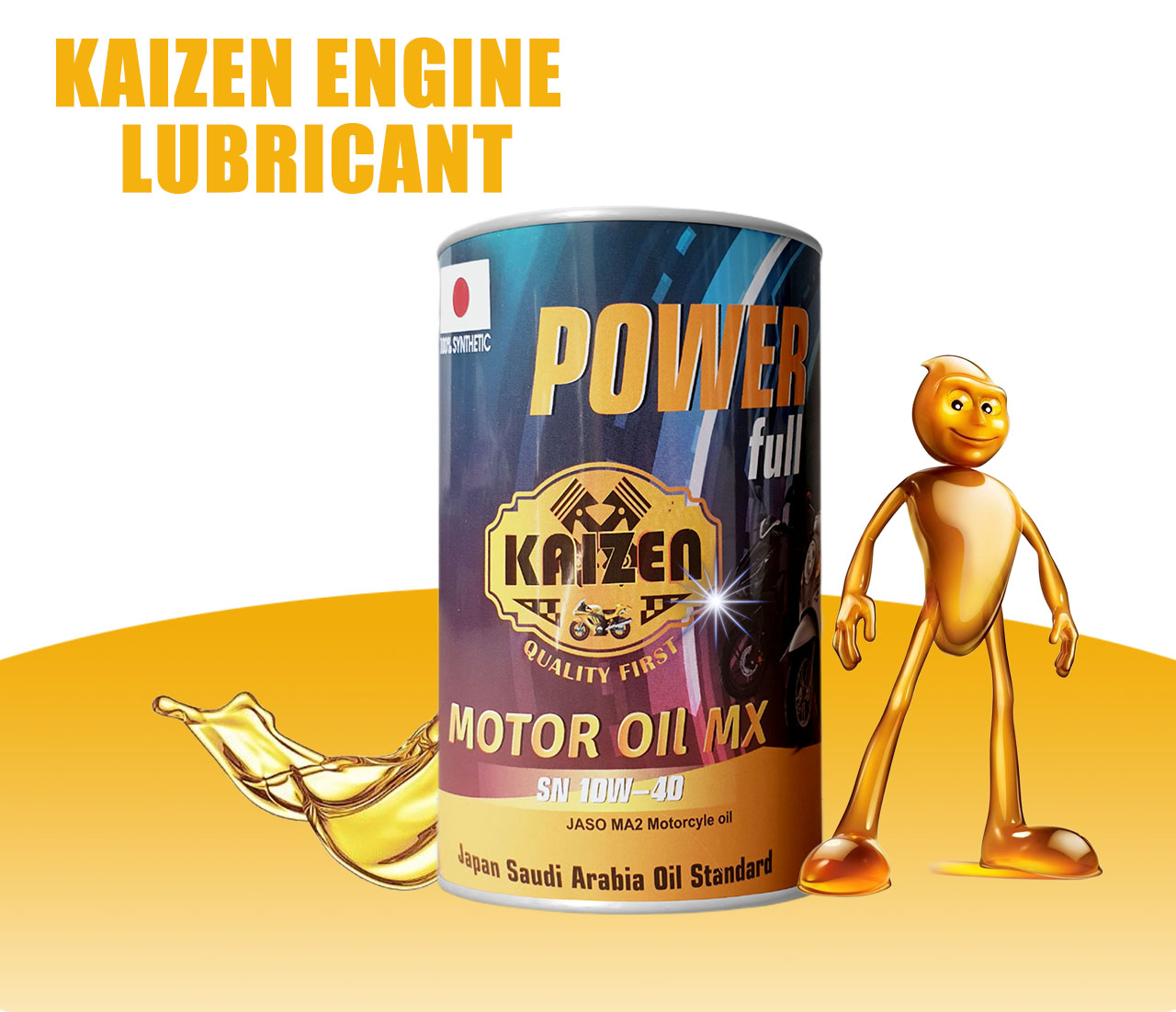 SN 10W-40 JASO MA2 Motorcycle Engine Lubricant