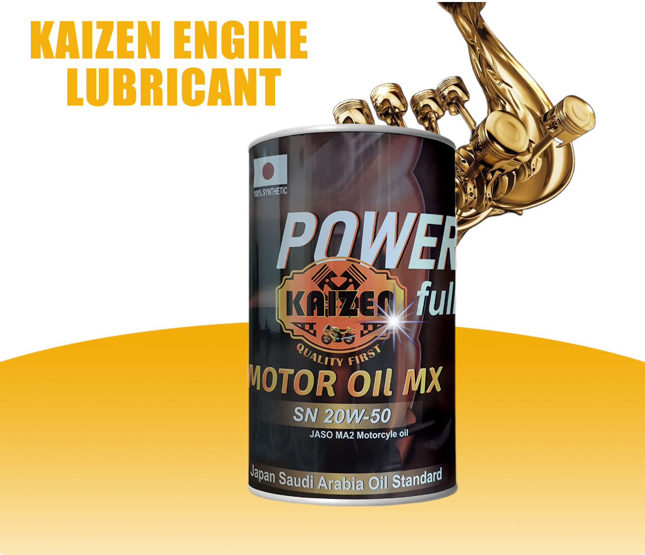 SN 20W-50 JASO MA2 Motorcycle Engine Lubricant